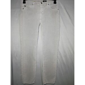 AG Adriano Goldschmied Stevie Ankle Straight Corduroy Pants Womens 28 Gray
